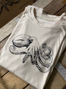 Octopus T-shirt - Natural