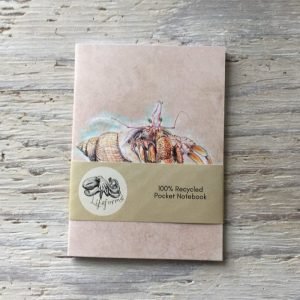 hermit crab pocket notebook