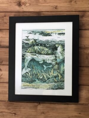 Steller's sea cow art print