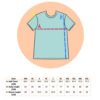 T-shirt size guide Lifeforms Art