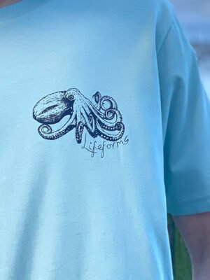 pocket octopus t-shirt, close-up of the octopus image