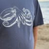 Horned Octopus T-shirt close up