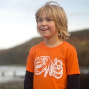 Children's octopus t-shirt