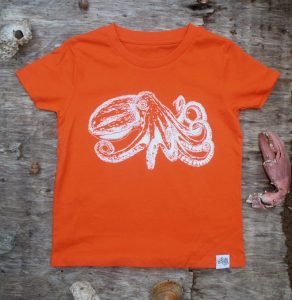 Children's octopus t-shirt
