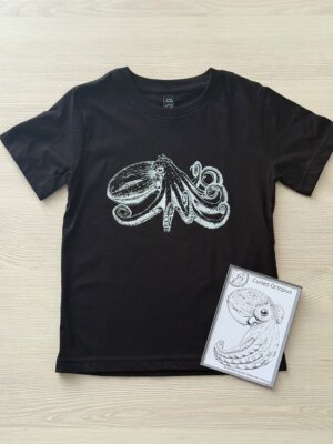 Children's organic cotton octopus T-shirt