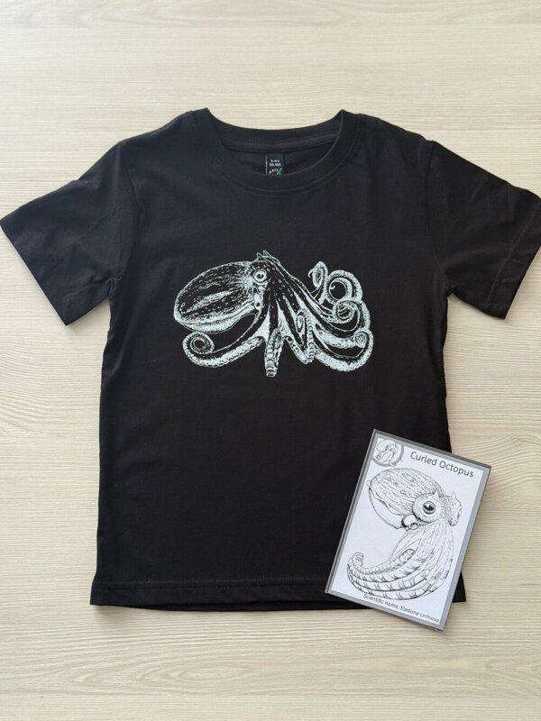 Children's organic cotton octopus T-shirt