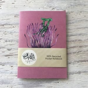 Strawberry anemone pocket notebook