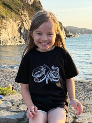 Organic cotton Octopus T-shirt for children