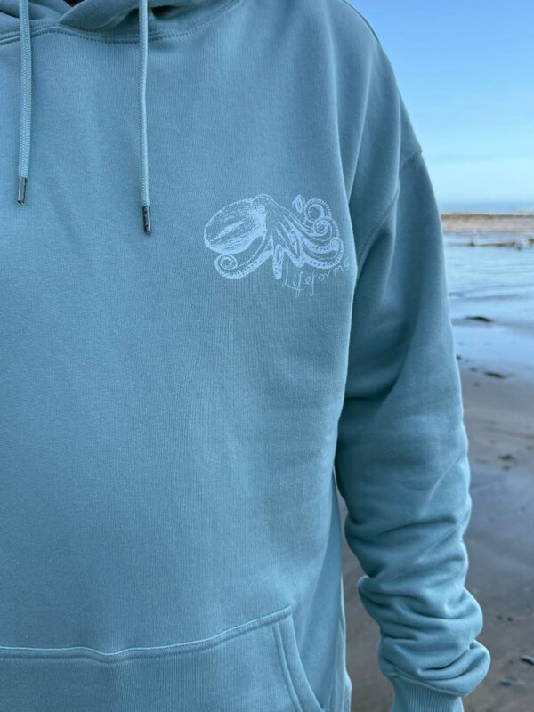 Octopus hoodie close up