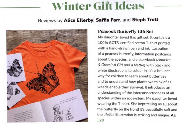 Juno review of the butterfly and nettle gift set