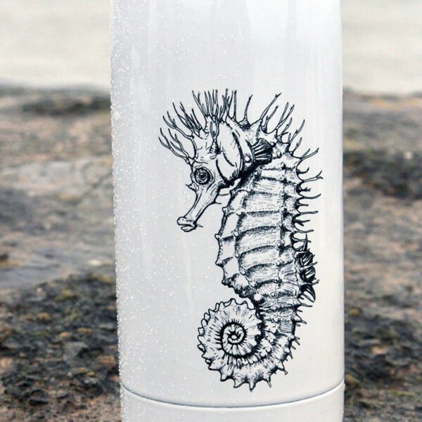 Seahorse water bottle