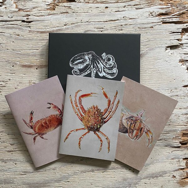 Crustaceans pocket notebook gift set