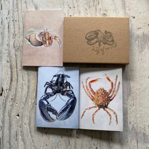 Crustaceans pocket notebook gift set