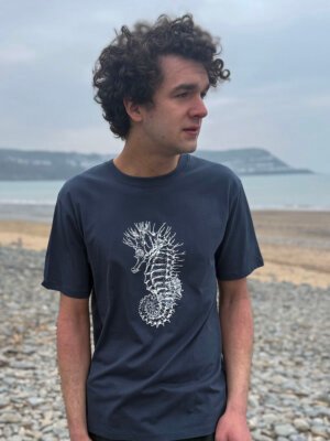 Organic cotton seahorse