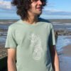 Seahorse T-shirt slate green