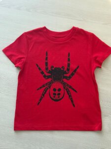 Children's Ladybird spider T-shirt red