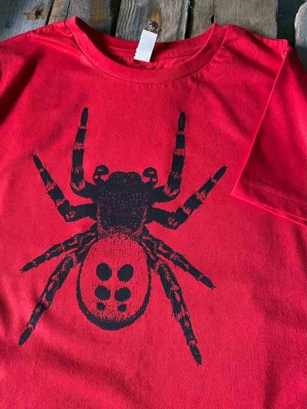 Ladybird Spider T-shirt - Red