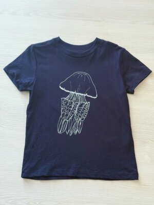Childrens Barrel Jellyfish T-shirt navy