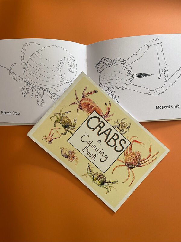 Crabs colouring book
