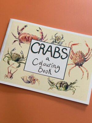 Crabs colouring book