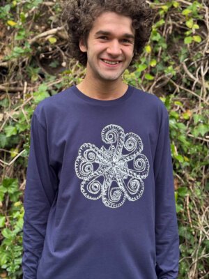 Long sleeve octopus t-shirt