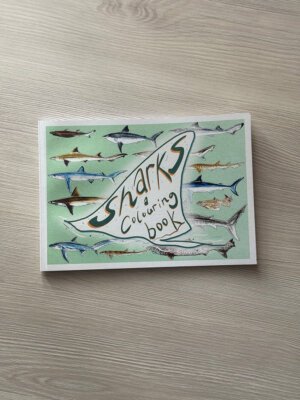 Sharks Colouring Book