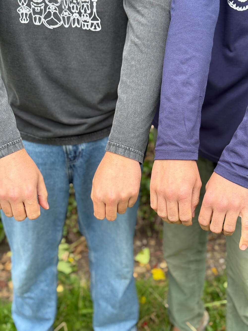 Long sleeves no cuff