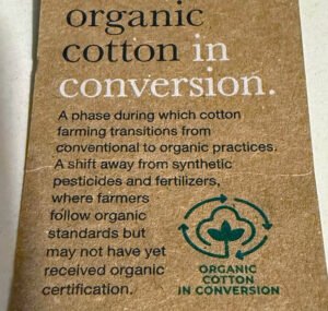 organic cotton in conversion