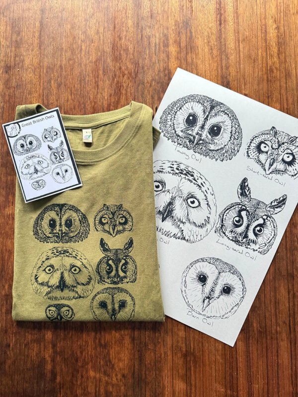 owl faces gift set