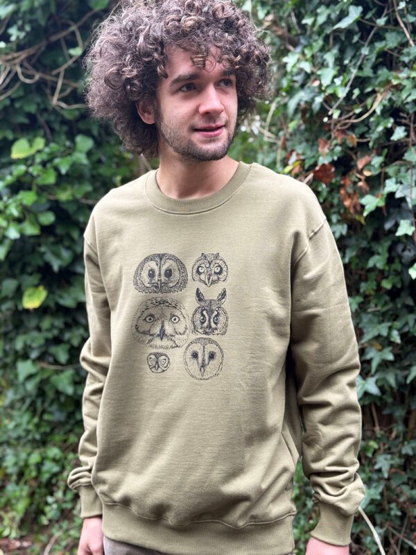 Owl Faces Sweatshirt