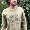 Owl faces sweatshirt