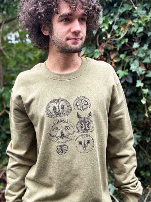 Owl faces sweatshirt