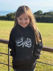 Kids octopus hoodie