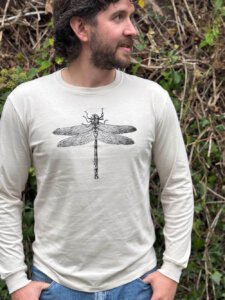 Long sleeve dragonfly t-shirt