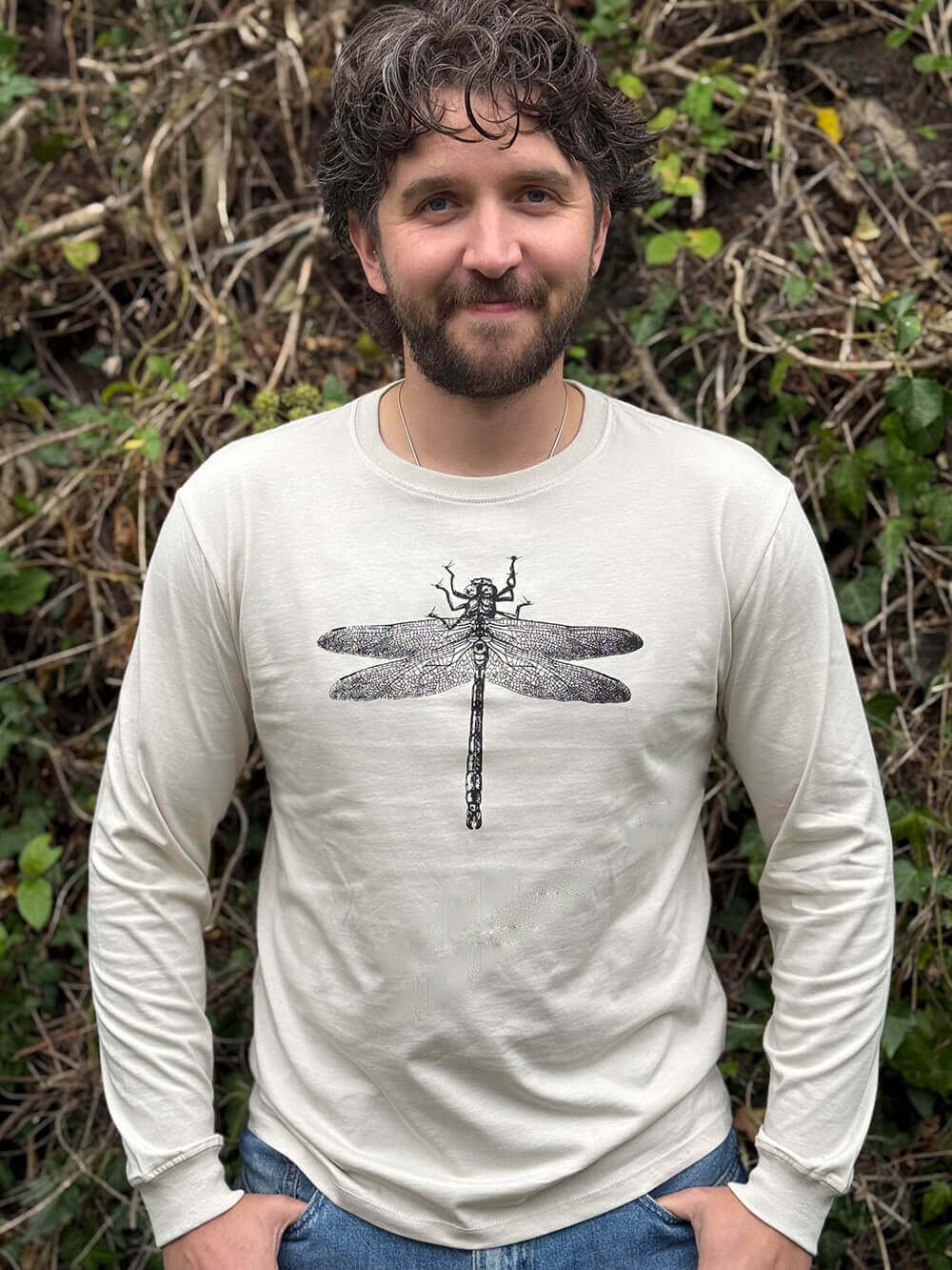 Long sleeve dragonfly t-shirt