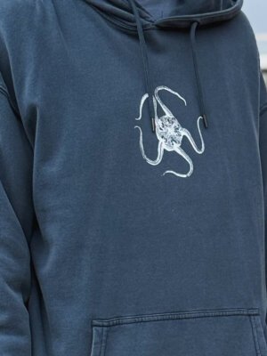 Brittle star hoodie close up