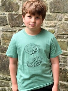 Childrens Curled Octopus T-shirt